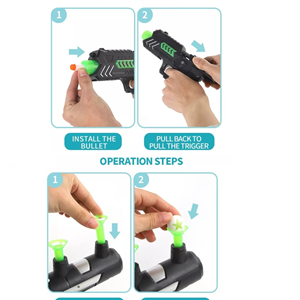 اسباب بازی تفنگ تمرین تیراندازی به توپ های معلق shooting games glow in dark series -اسباب بازی تفنگ